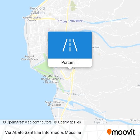 Mappa Via Abate Sant'Elia Intermedia