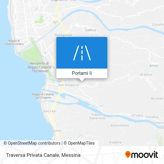Mappa Traversa Privata Canale