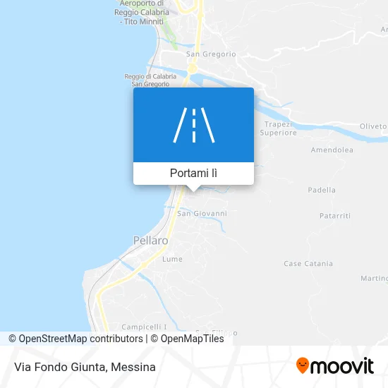 Mappa Via Fondo Giunta