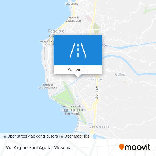 Mappa Via Argine Sant'Agata