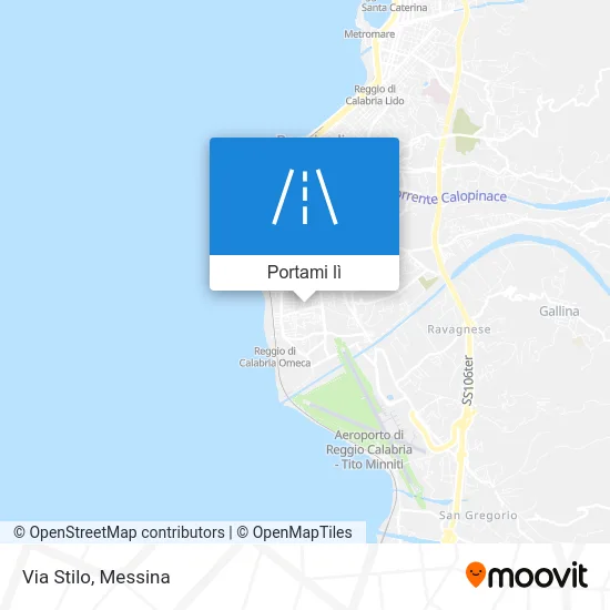 Mappa Via Stilo