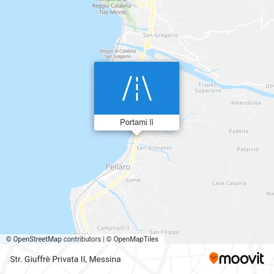 Mappa Str. Giuffrè Privata II