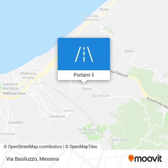 Mappa Via Basiluzzo