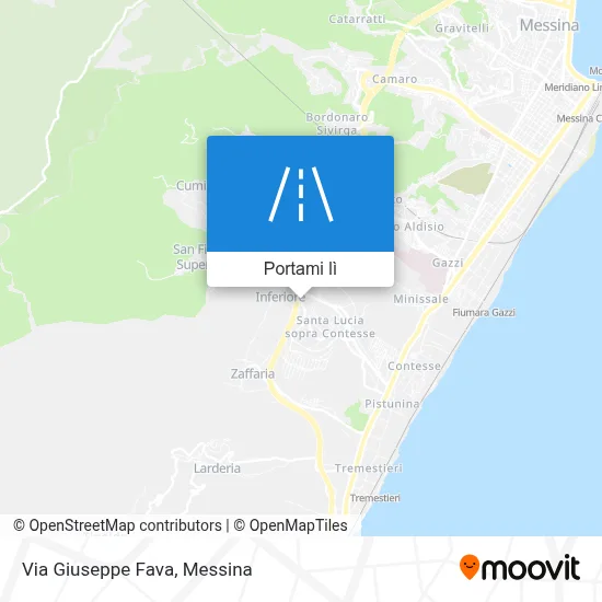 Mappa Via Giuseppe Fava