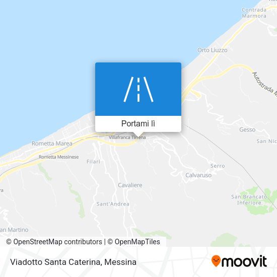 Mappa Viadotto Santa Caterina