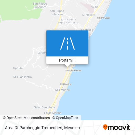 Mappa Area Di Parcheggio Tremestieri
