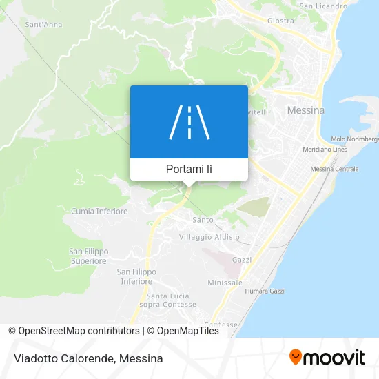 Mappa Viadotto Calorende