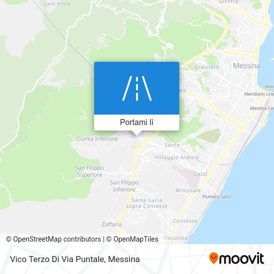 Mappa Vico Terzo Di Via Puntale