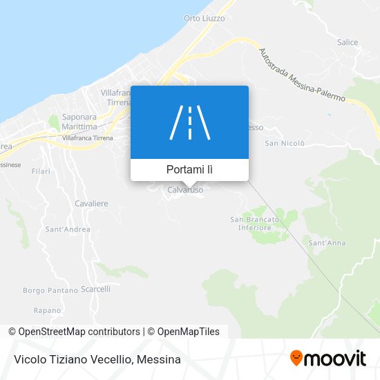 Mappa Vicolo Tiziano Vecellio