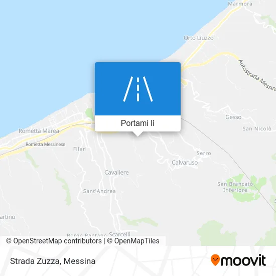 Mappa Strada Zuzza
