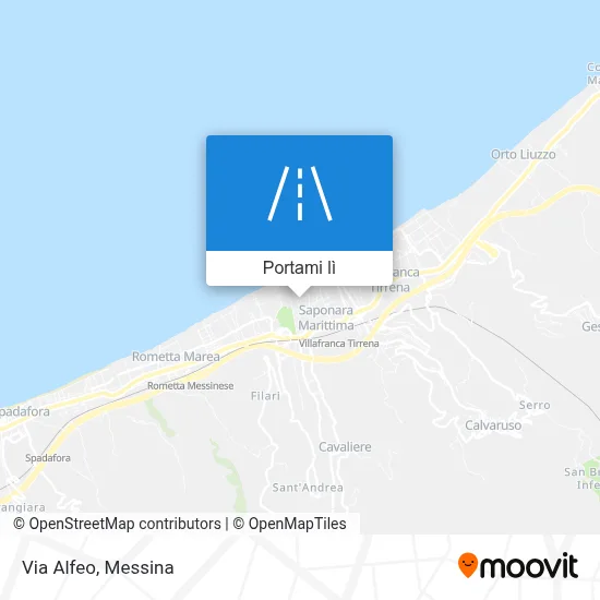 Mappa Via Alfeo