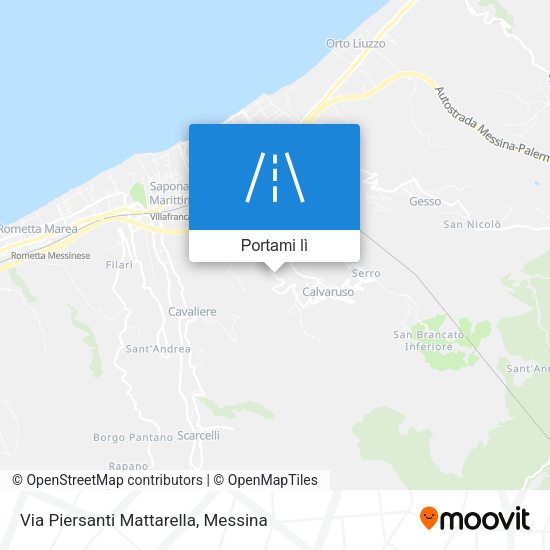 Mappa Via Piersanti Mattarella