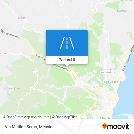 Mappa Via Matilde Serao