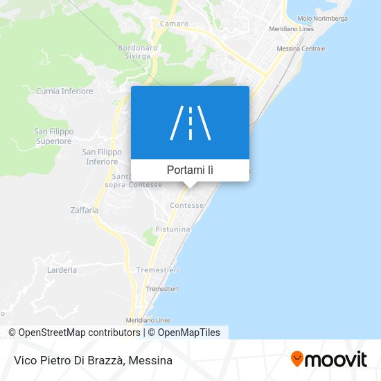 Mappa Vico Pietro Di Brazzà