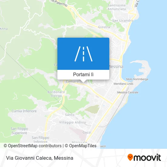 Mappa Via Giovanni Caleca