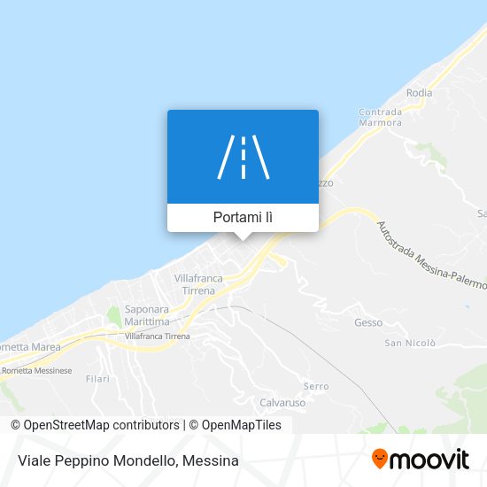 Mappa Viale Peppino Mondello