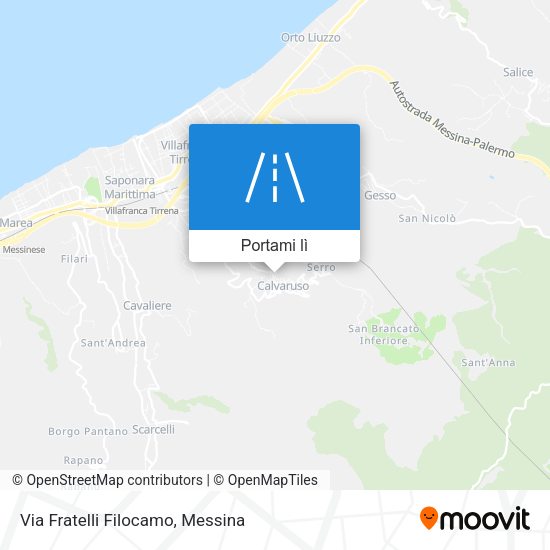 Mappa Via Fratelli Filocamo