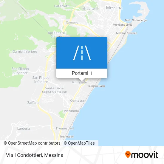 Mappa Via I Condottieri