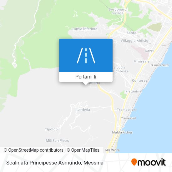 Mappa Scalinata Principesse Asmundo