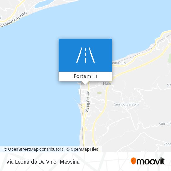 Mappa Via Leonardo Da Vinci
