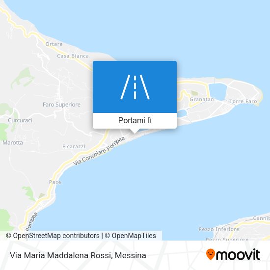 Mappa Via Maria Maddalena Rossi