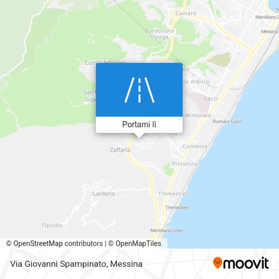 Mappa Via Giovanni Spampinato