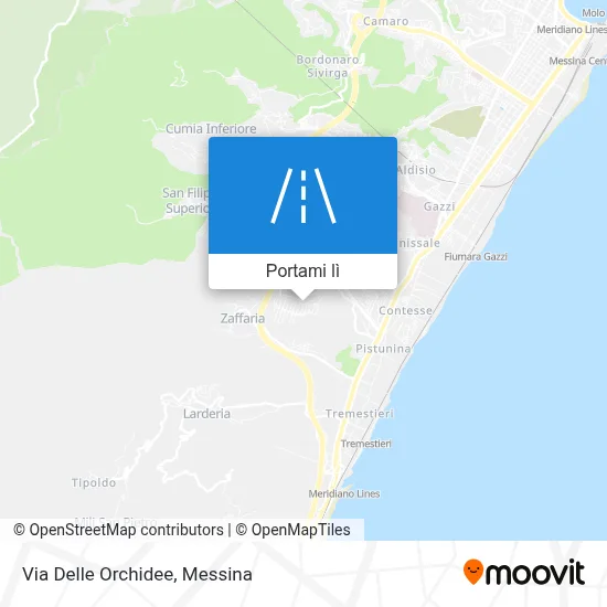 Mappa Via Delle Orchidee