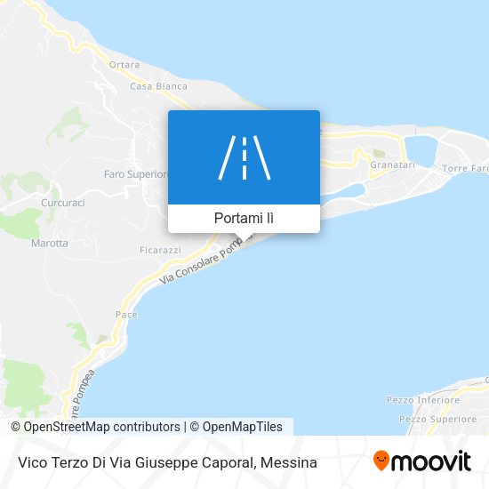 Mappa Vico Terzo Di Via Giuseppe Caporal