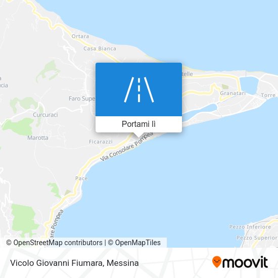 Mappa Vicolo Giovanni Fiumara
