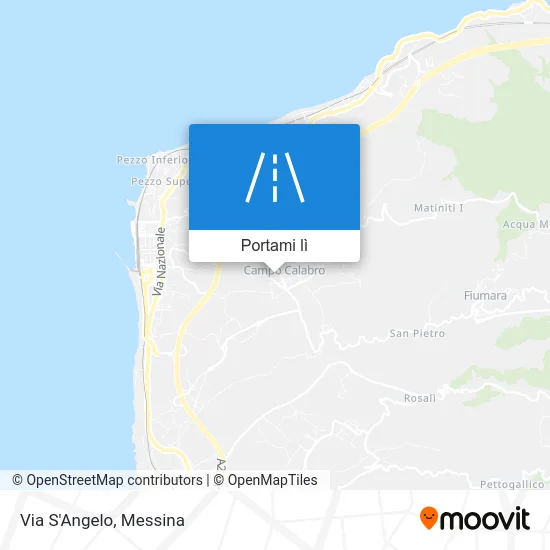 Mappa Via S'Angelo