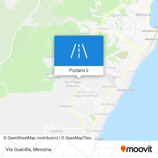 Mappa Via Guardia