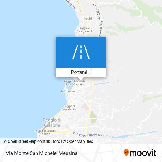 Mappa Via Monte San Michele