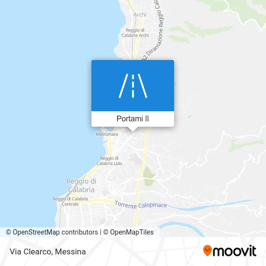Mappa Via Clearco