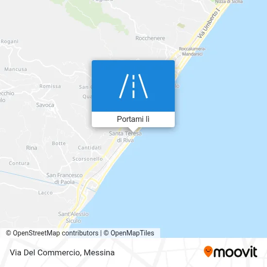 Mappa Via Del Commercio