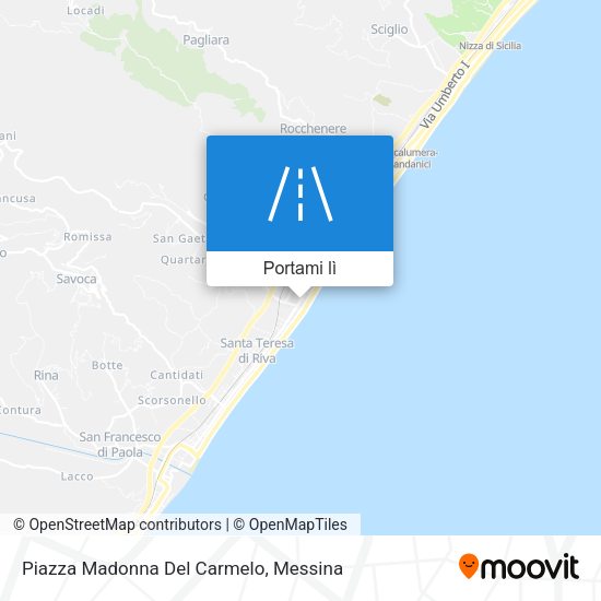 Mappa Piazza Madonna Del Carmelo