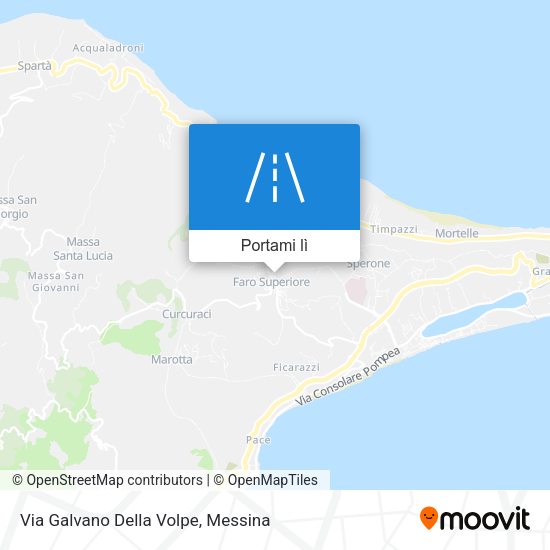 Mappa Via Galvano Della Volpe