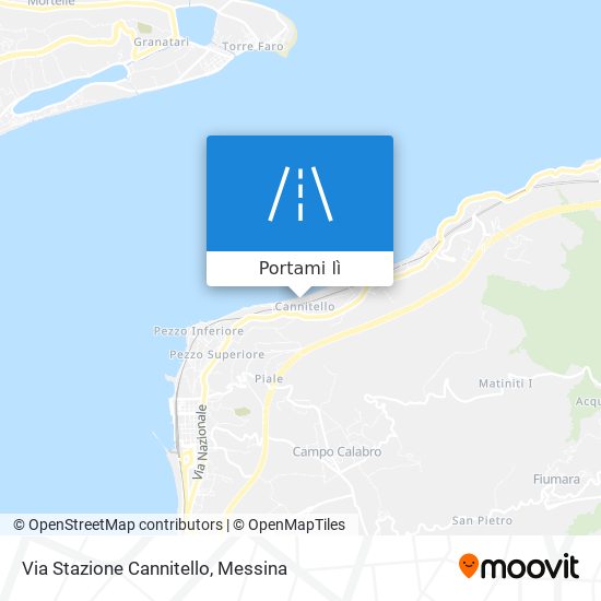 Mappa Via Stazione Cannitello