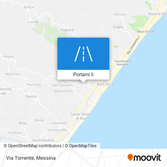 Mappa Via Torrente
