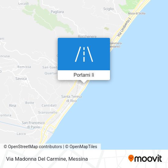 Mappa Via Madonna Del Carmine