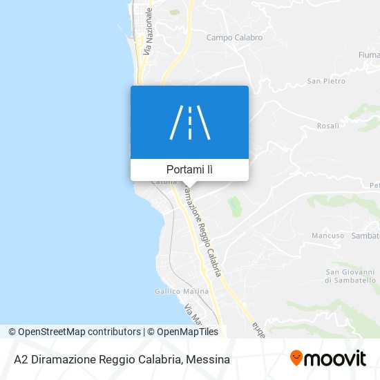 Mappa A2 Diramazione Reggio Calabria