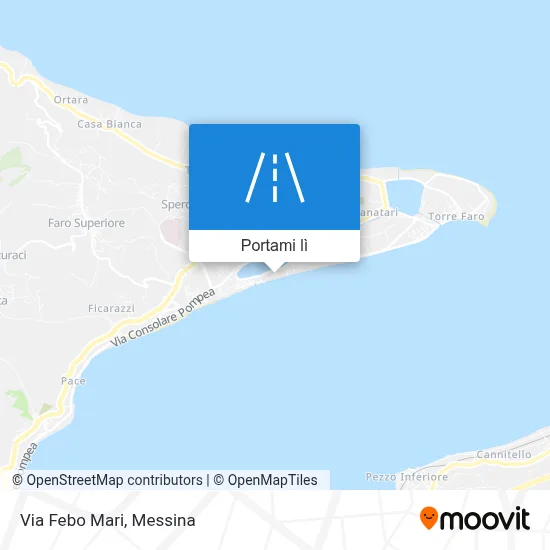 Mappa Via Febo Mari