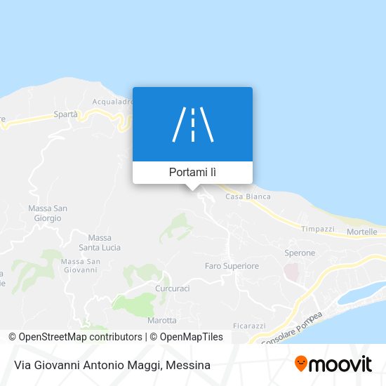 Mappa Via Giovanni Antonio Maggi