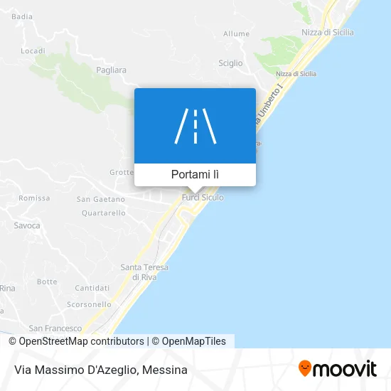 Mappa Via Massimo D'Azeglio