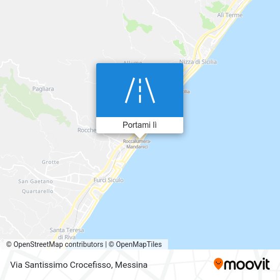Mappa Via Santissimo Crocefisso