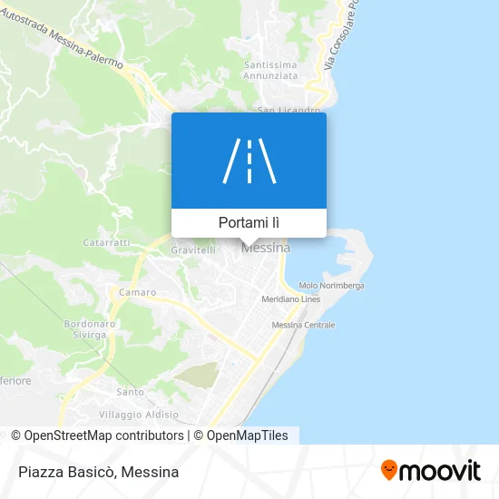 Mappa Piazza Basicò