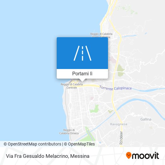 Mappa Via Fra Gesualdo Melacrino