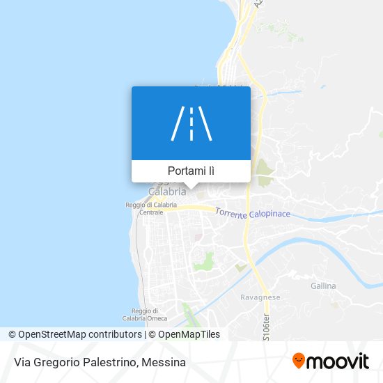 Mappa Via Gregorio Palestrino