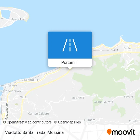 Mappa Viadotto Santa Trada