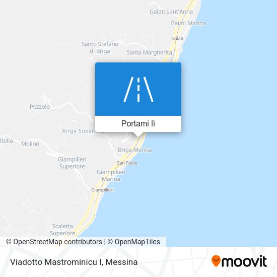 Mappa Viadotto Mastrominicu I