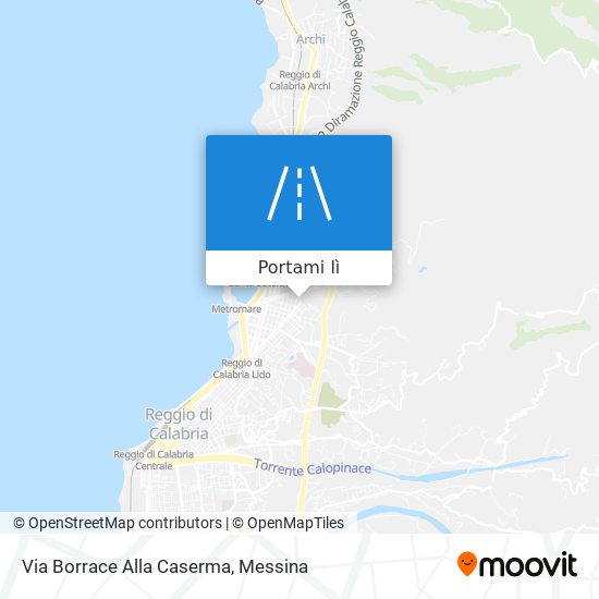 Mappa Via Borrace Alla Caserma